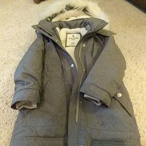 Abercrombie girl's parka jacket